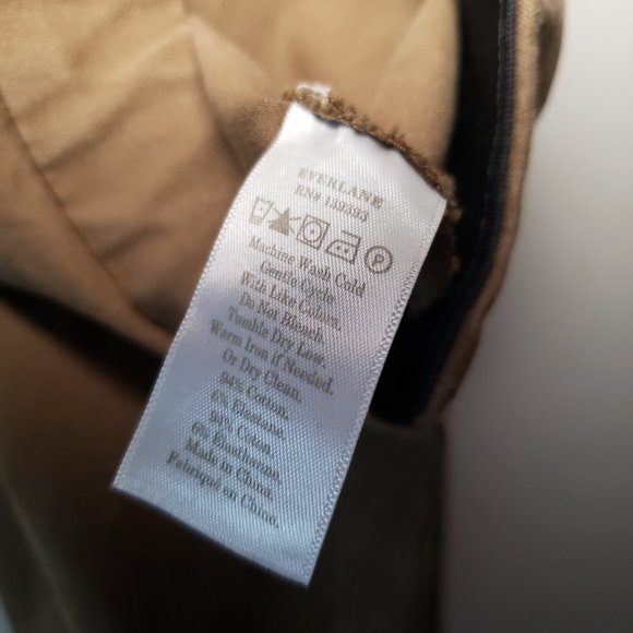 Everlane Olive Green Side Zipper Ankle Pants 4 - Picture 7 of 7